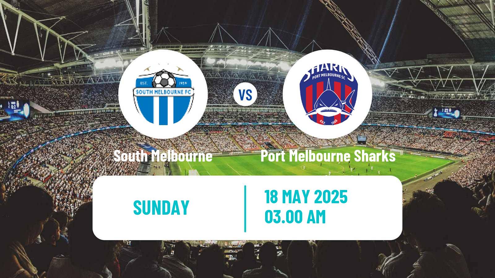 Soccer Australian NPL Victoria South Melbourne - Port Melbourne Sharks