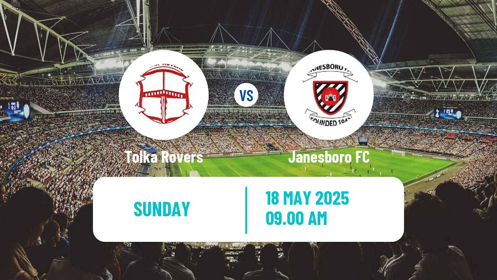 Soccer Irish FAI Cup Tolka Rovers - Janesboro