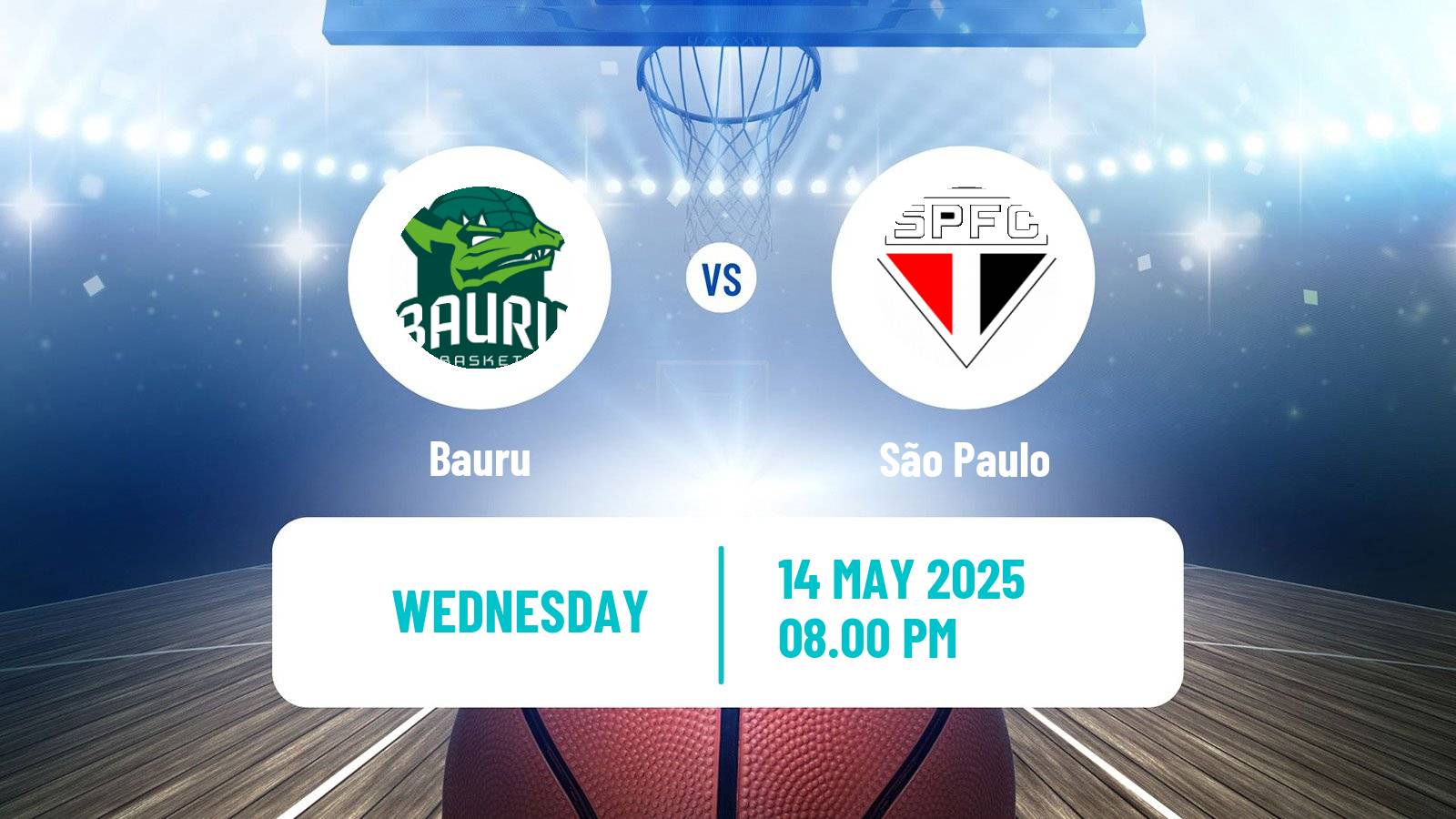 Basketball Brazilian NBB Bauru - São Paulo