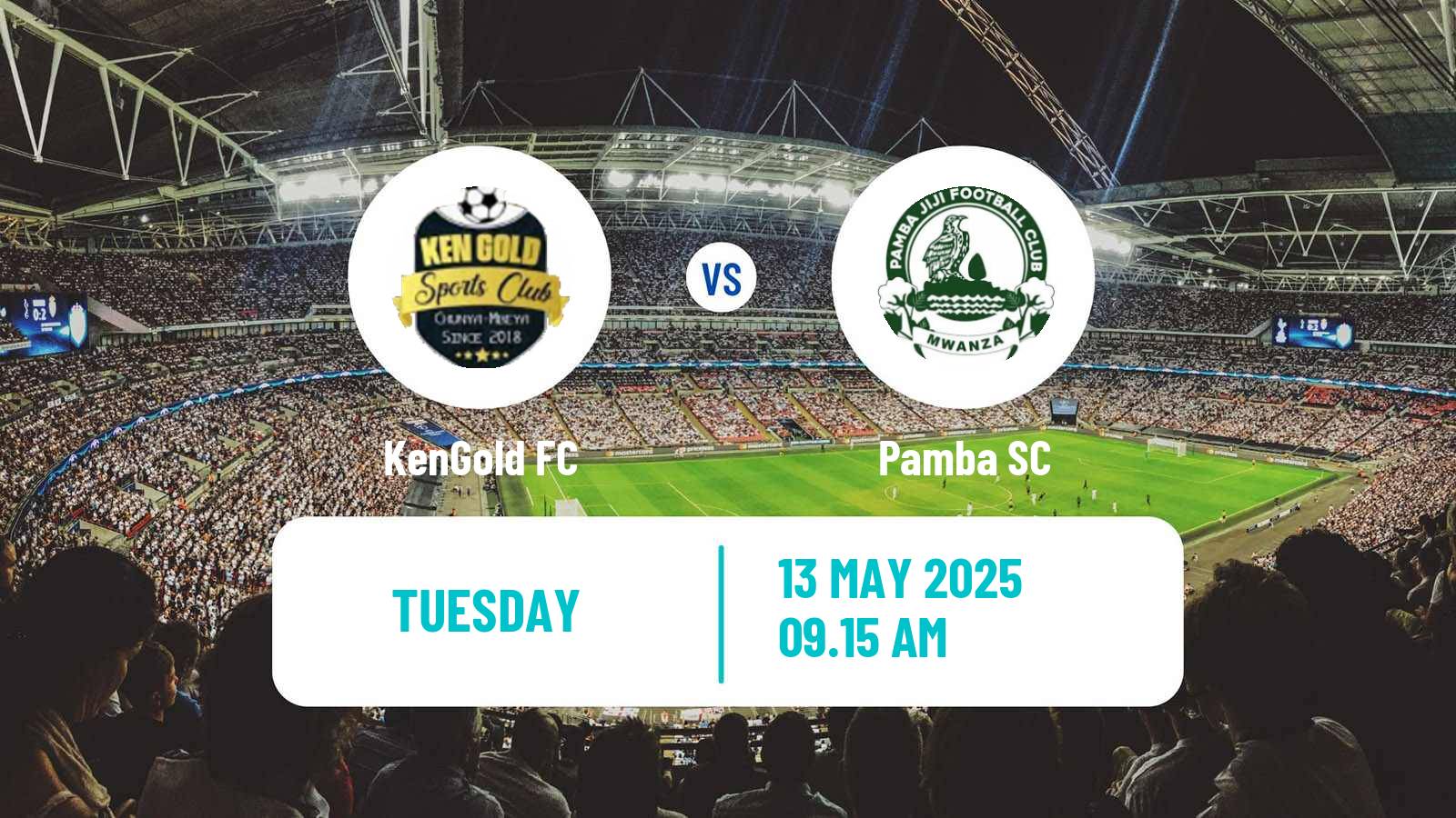 Soccer Tanzanian Premier League KenGold - Pamba