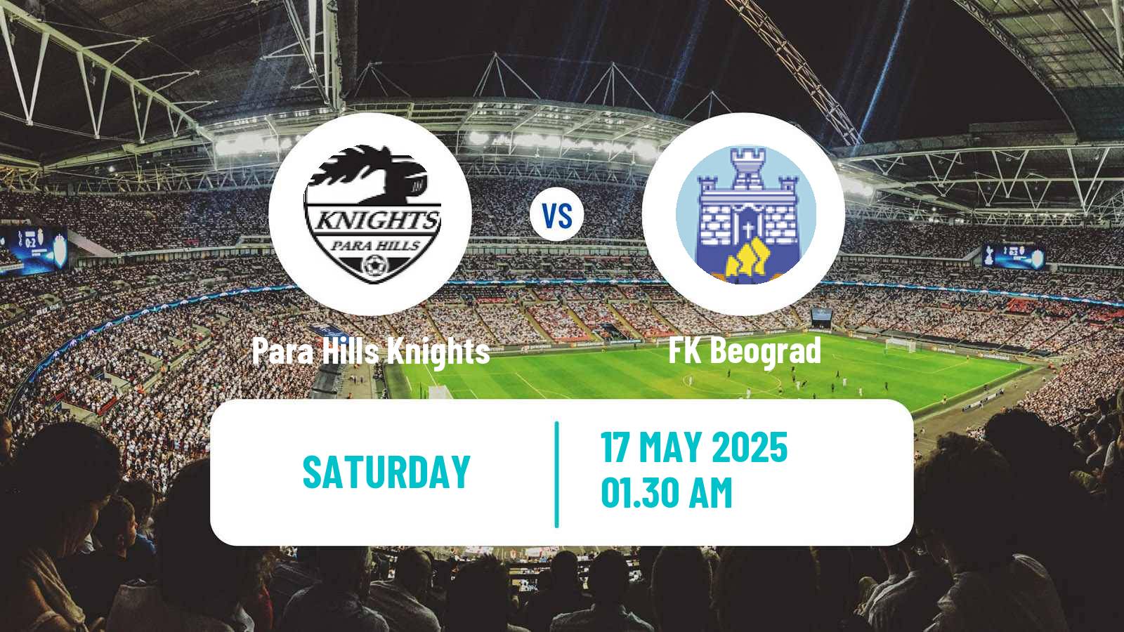 Soccer Australian NPL South Australian Para Hills Knights - FK Beograd