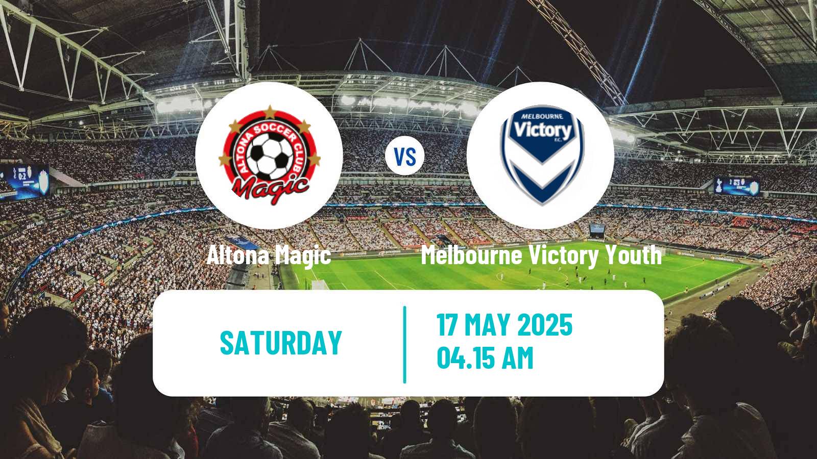 Soccer Australian NPL Victoria Altona Magic - Melbourne Victory Youth