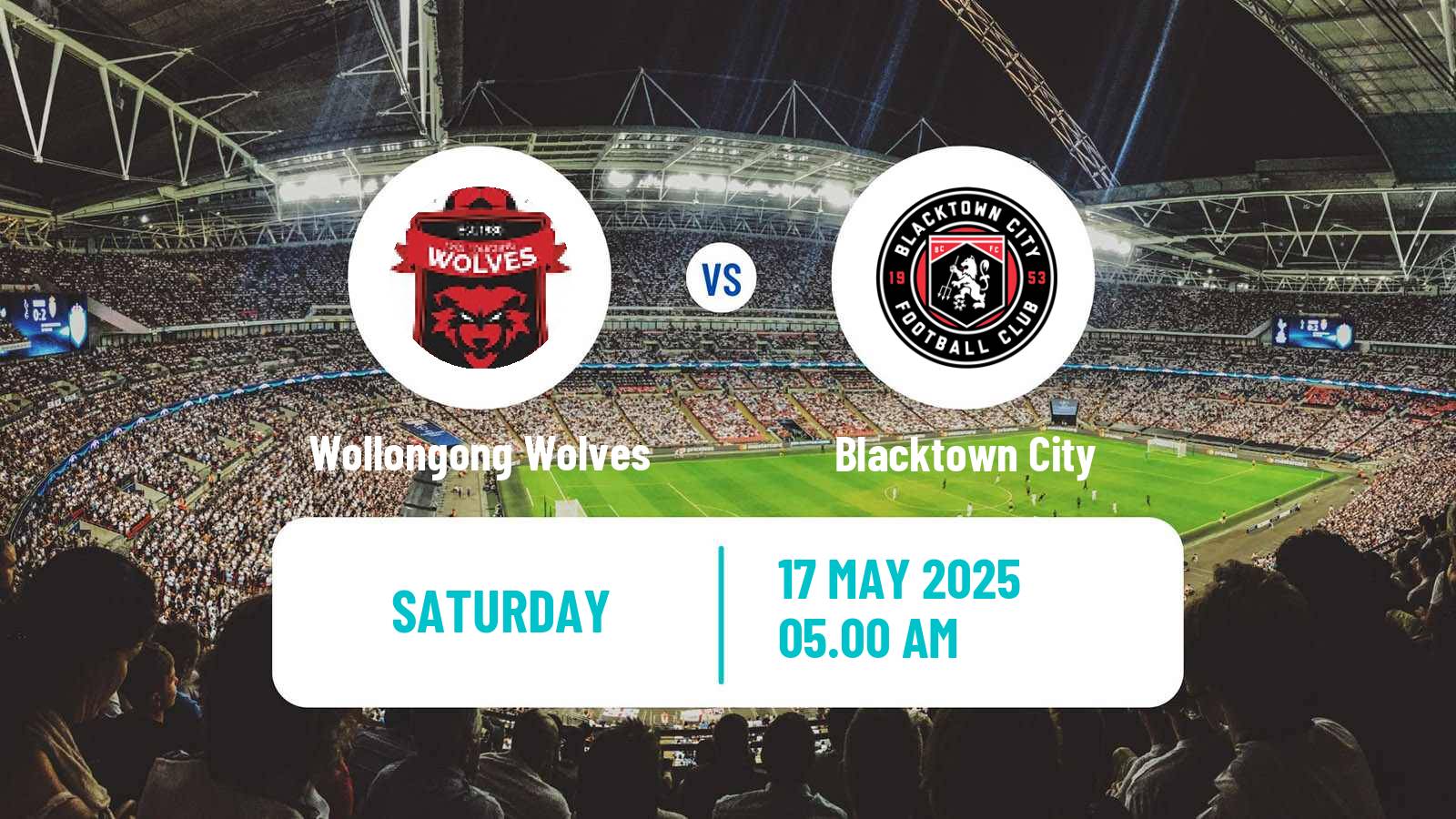 Soccer Australian NPL NSW Wollongong Wolves - Blacktown City