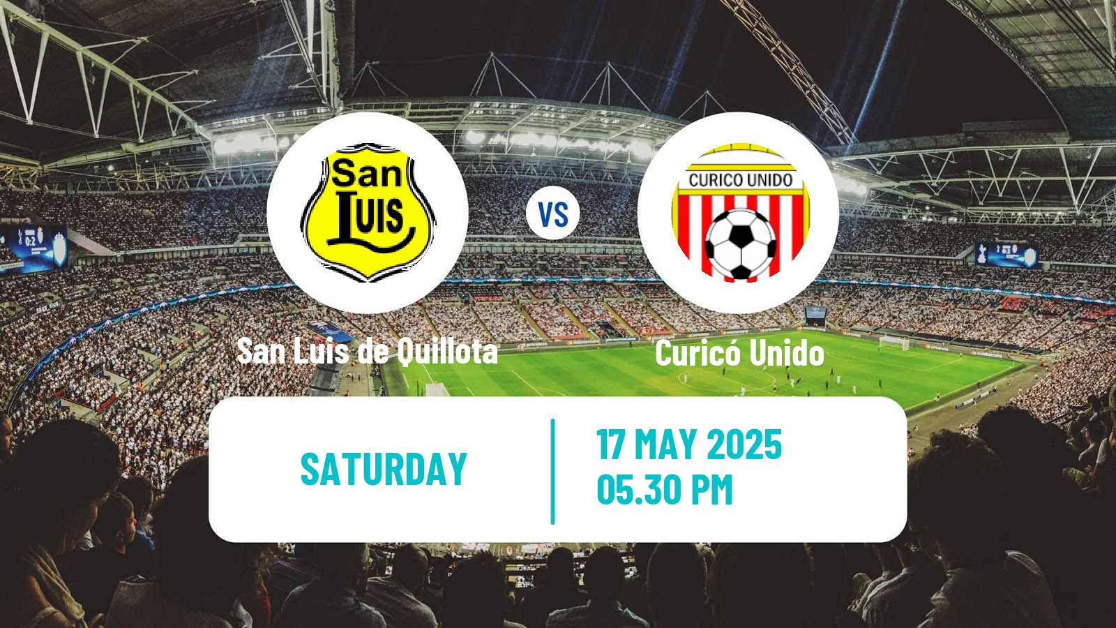 Soccer Chilean Primera B San Luis de Quillota - Curicó Unido