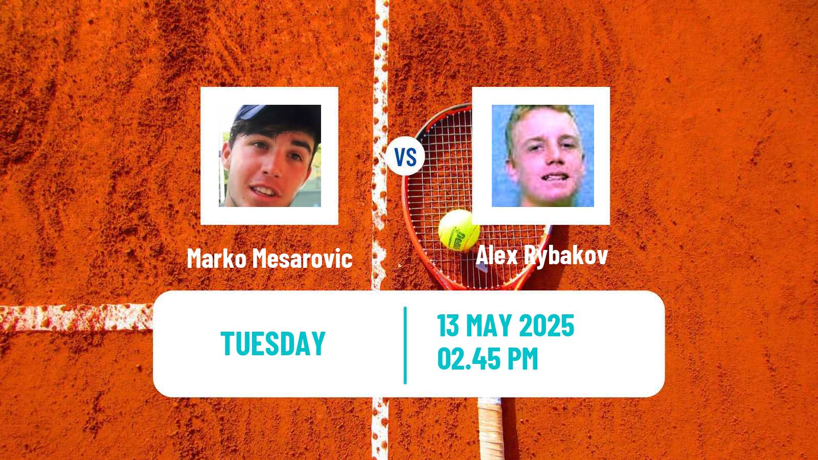 Tennis ITF M25 Pensacola Fl Men Marko Mesarovic - Alex Rybakov