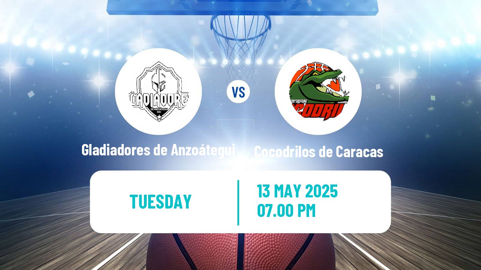 Basketball Venezuelan Superliga Basketball Gladiadores de Anzoátegui - Cocodrilos de Caracas