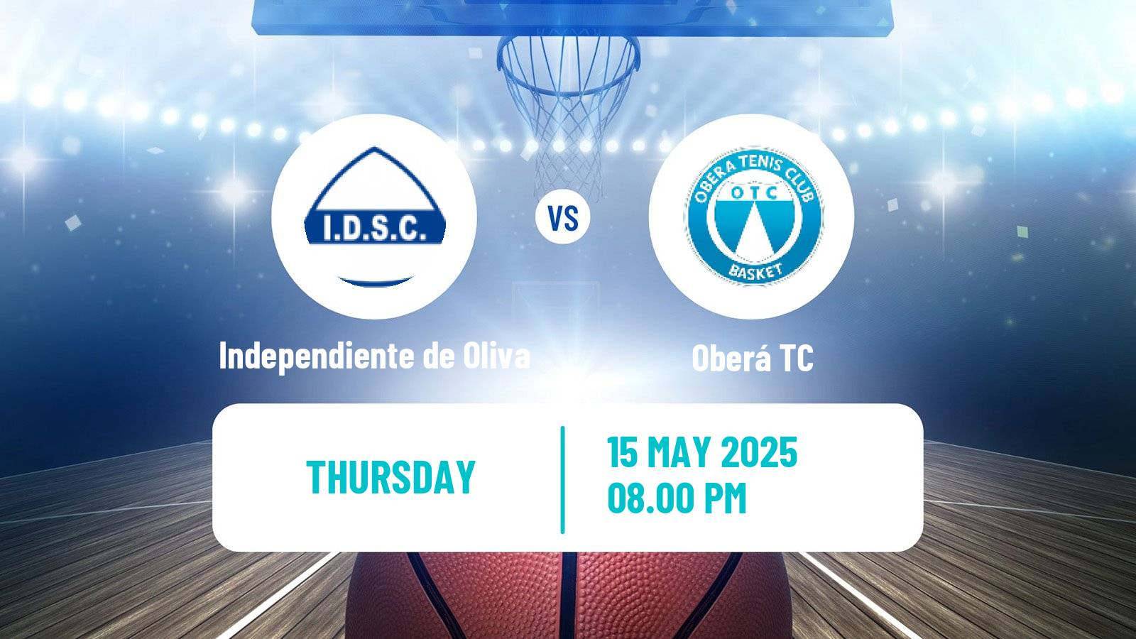 Basketball Argentinian LNB Independiente de Oliva - Oberá TC