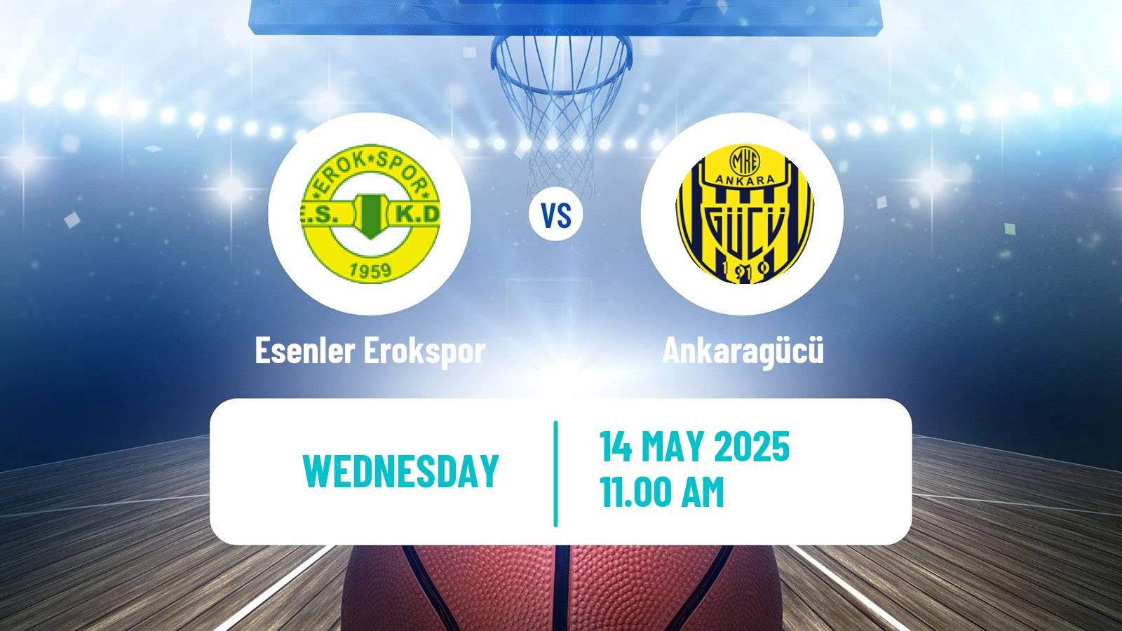 Basketball Turkish TBL Esenler Erokspor - Ankaragücü