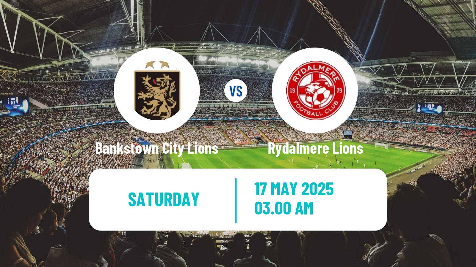 Soccer Australian NSW League One Bankstown City Lions - Rydalmere Lions