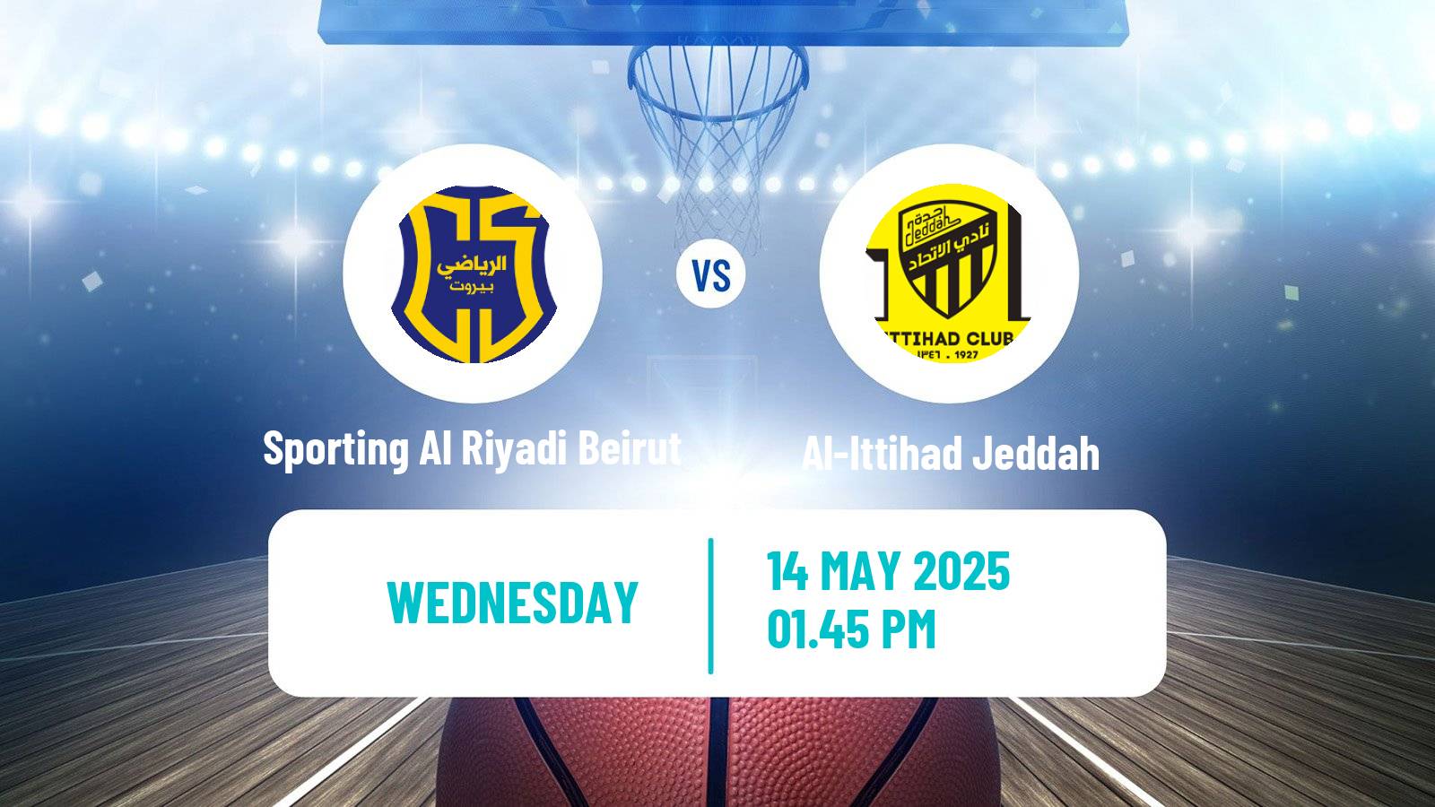 Basketball WASL Basketball Sporting Al Riyadi Beirut - Al-Ittihad Jeddah