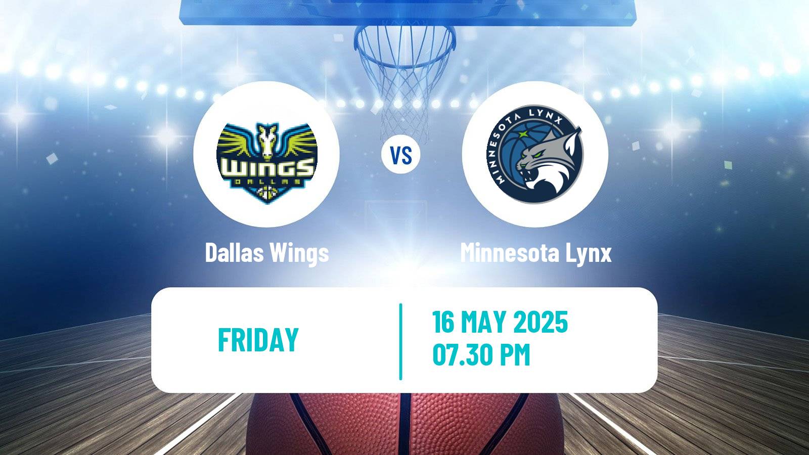 Basketball WNBA Dallas Wings - Minnesota Lynx
