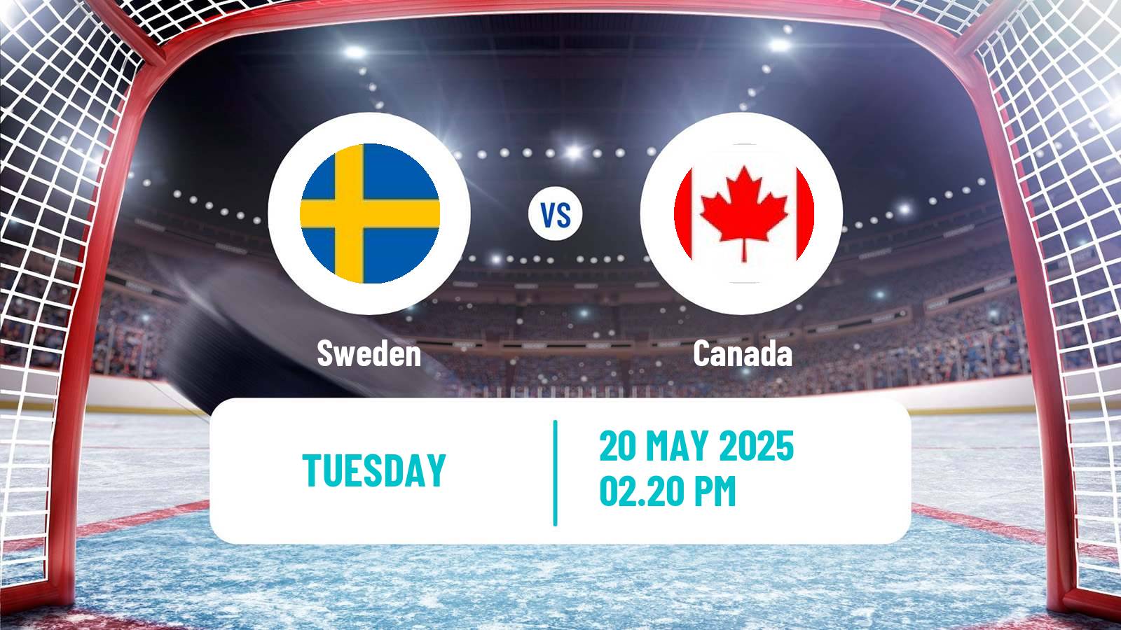 Hockey IIHF World Championship Sweden - Canada