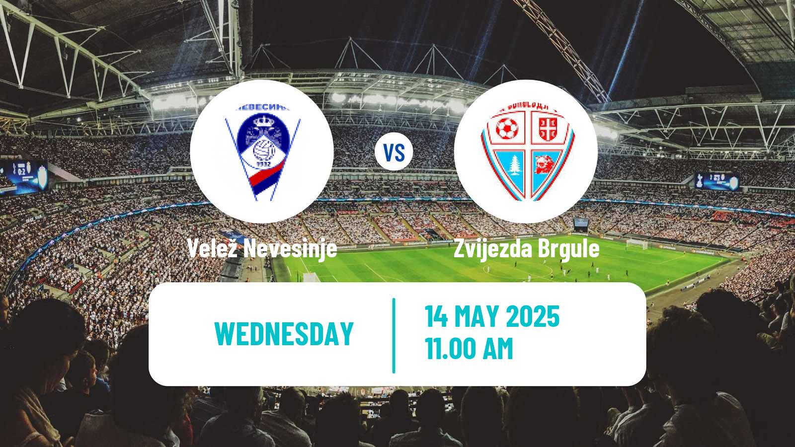 Soccer Bosnian Prva Liga RS Velež Nevesinje - Zvijezda Brgule