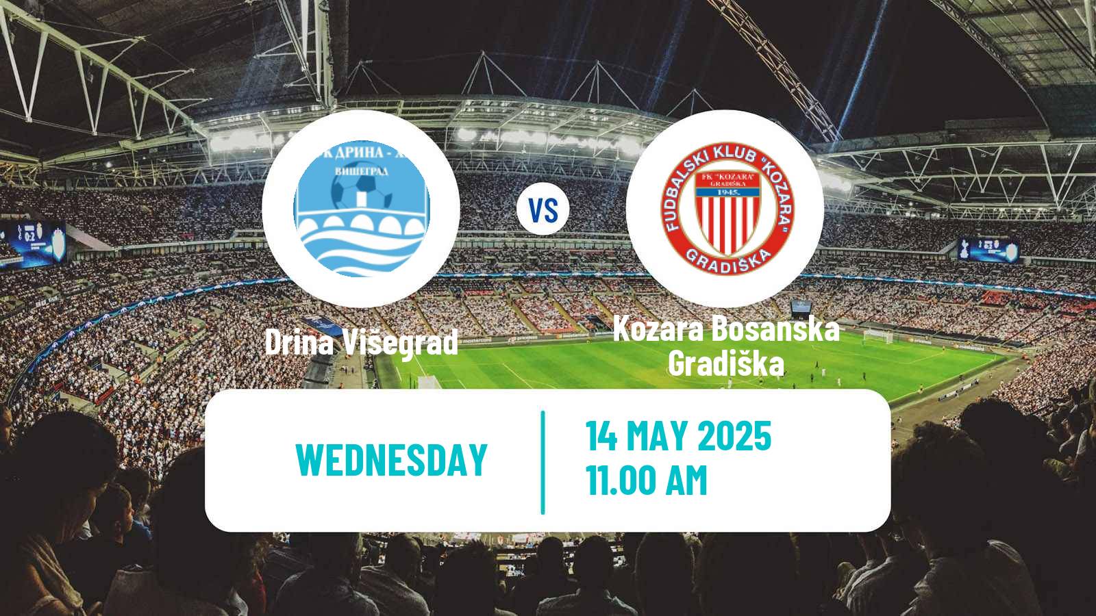 Soccer Bosnian Prva Liga RS Drina Višegrad - Kozara Bosanska Gradiška