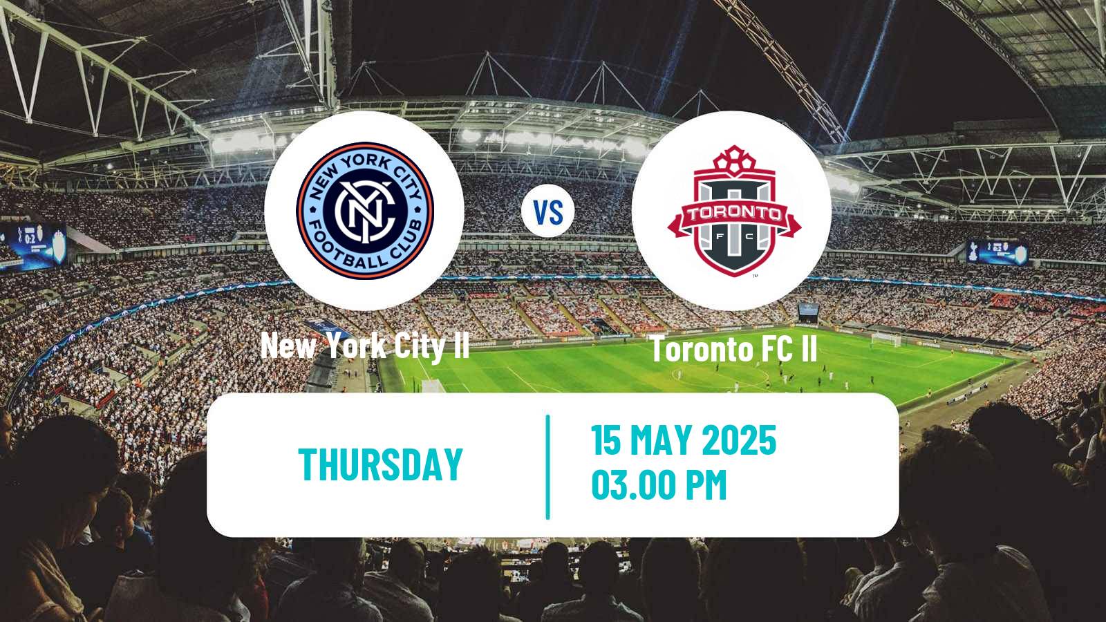 Soccer MLS Next Pro New York City II - Toronto FC II