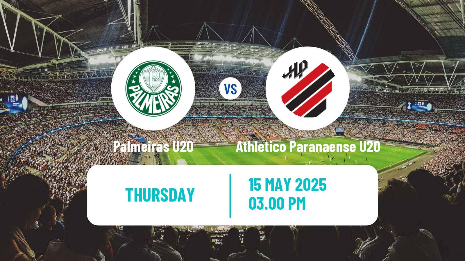 Soccer Brasileiro U20 Palmeiras U20 - Athletico Paranaense U20