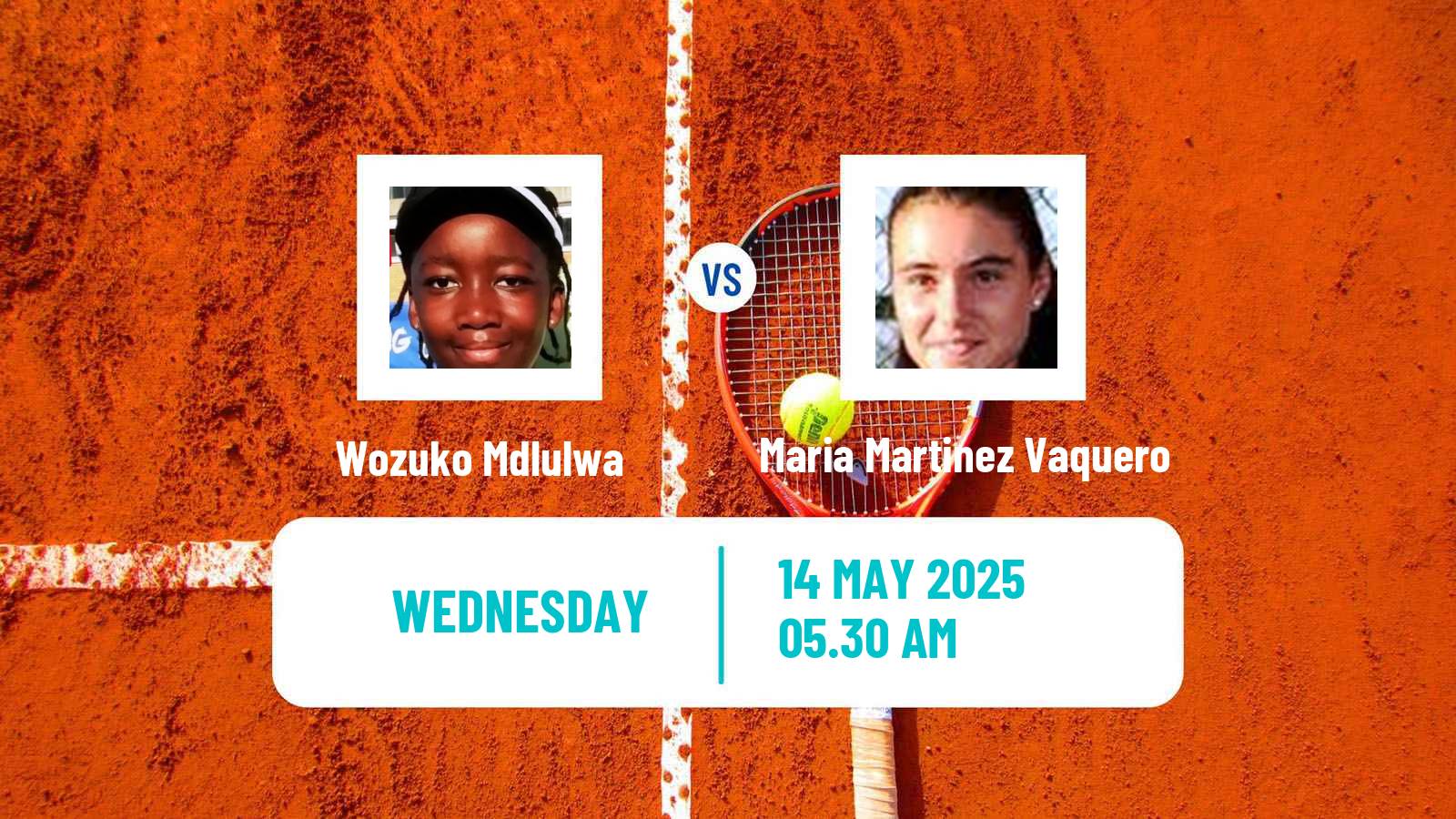 Tennis ITF W15 Monzon Women Wozuko Mdlulwa - Maria Martinez Vaquero