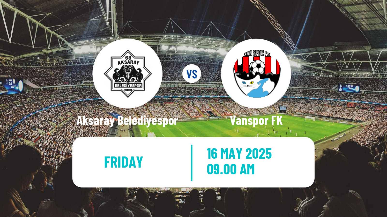 Soccer Turkish Second League White Group Aksaray Belediyespor - Vanspor