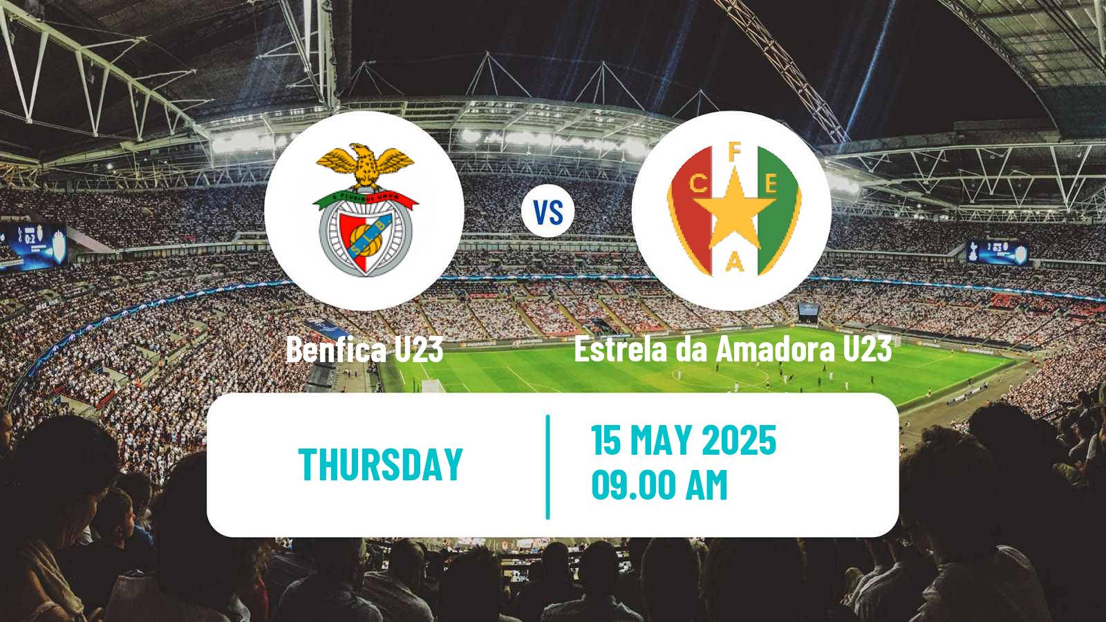 Soccer Portuguese Taca Revelacao U23 Benfica U23 - Estrela da Amadora U23