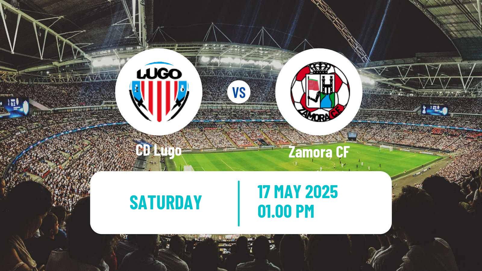 Soccer Spanish Primera RFEF Group 1 Lugo - Zamora