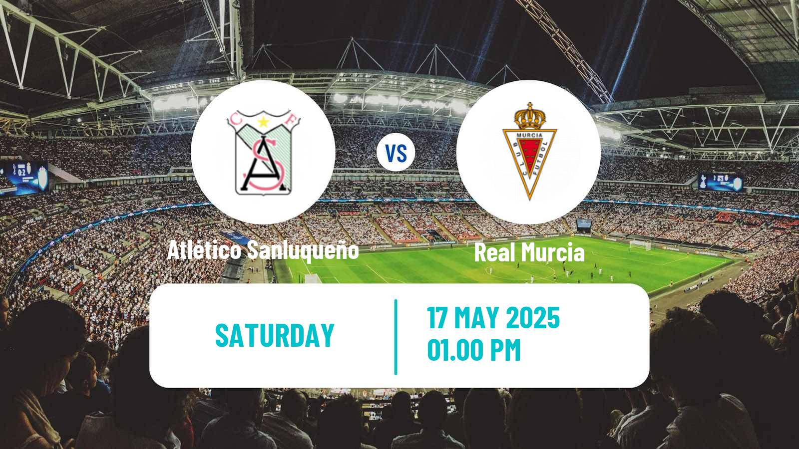 Soccer Spanish Primera RFEF Group 2 Atlético Sanluqueño - Real Murcia