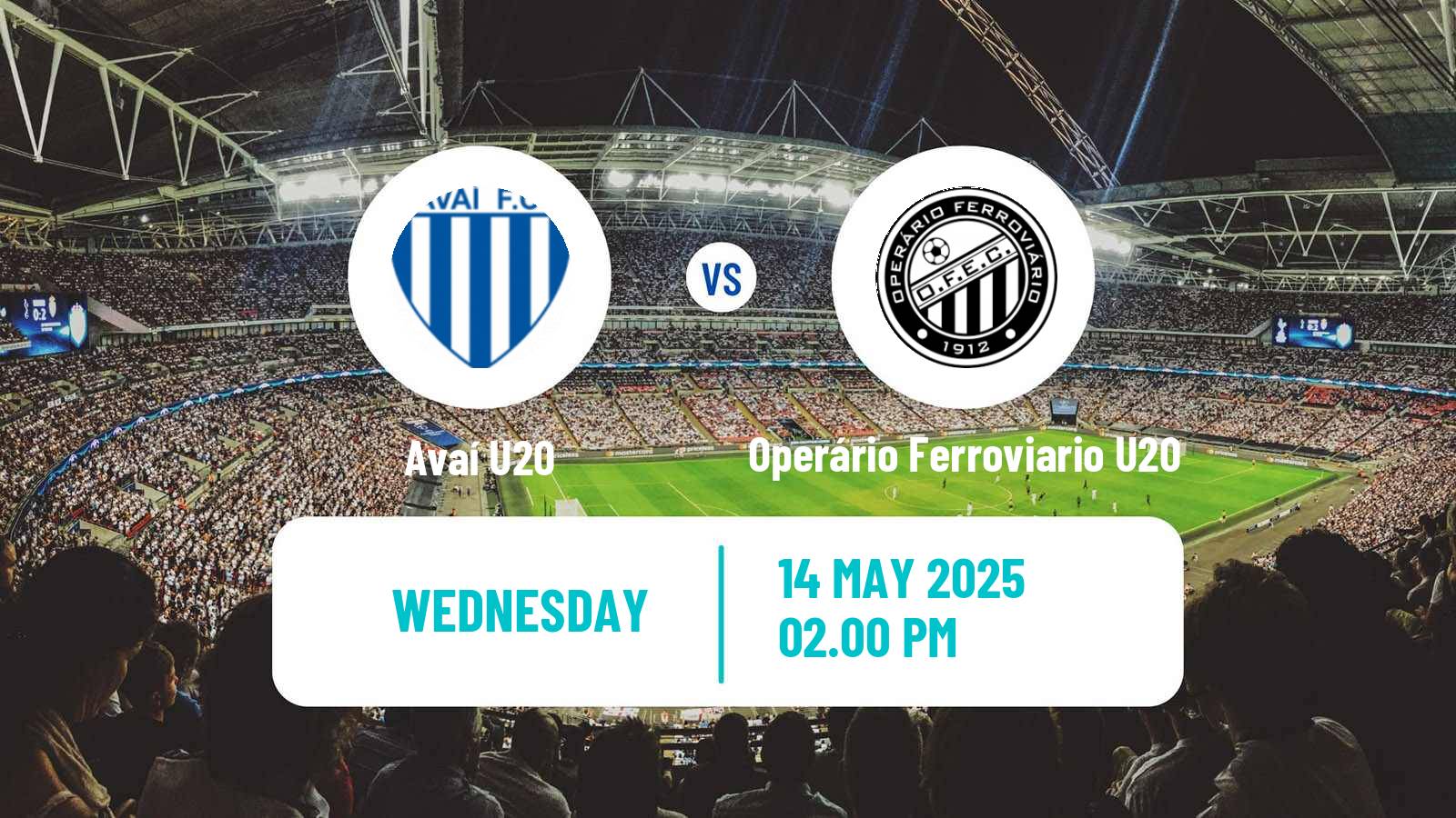 Soccer Brasileiro U20 B Avaí U20 - Operário Ferroviario U20