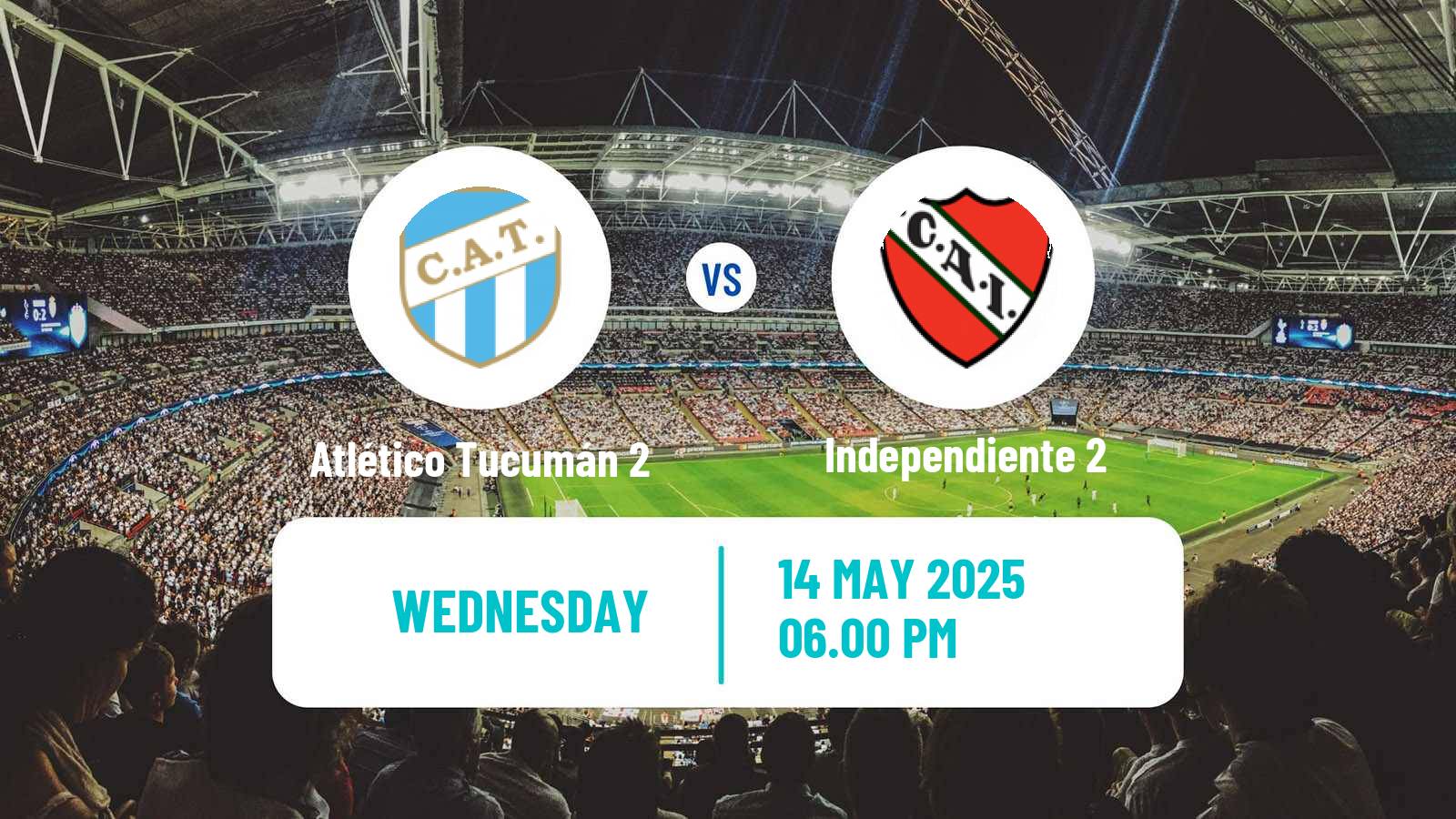 Soccer Argentinian Reserve League Atlético Tucumán 2 - Independiente 2