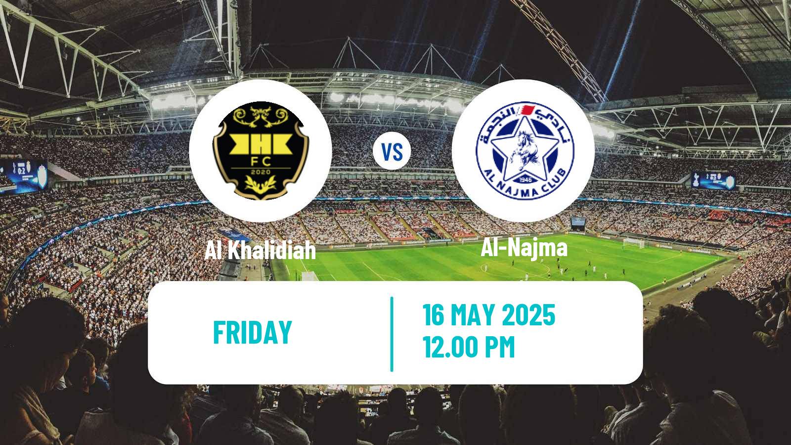 Soccer Bahraini Premier League Al Khalidiah - Al-Najma