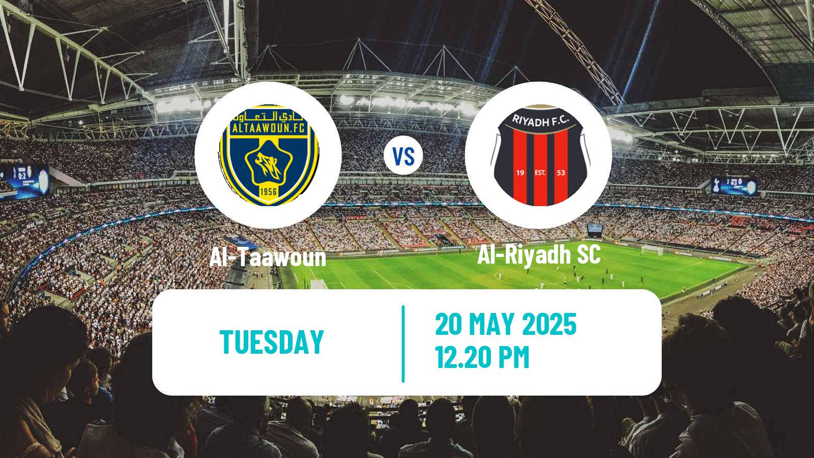 Soccer Saudi Professional League Al-Taawoun - Al-Riyadh