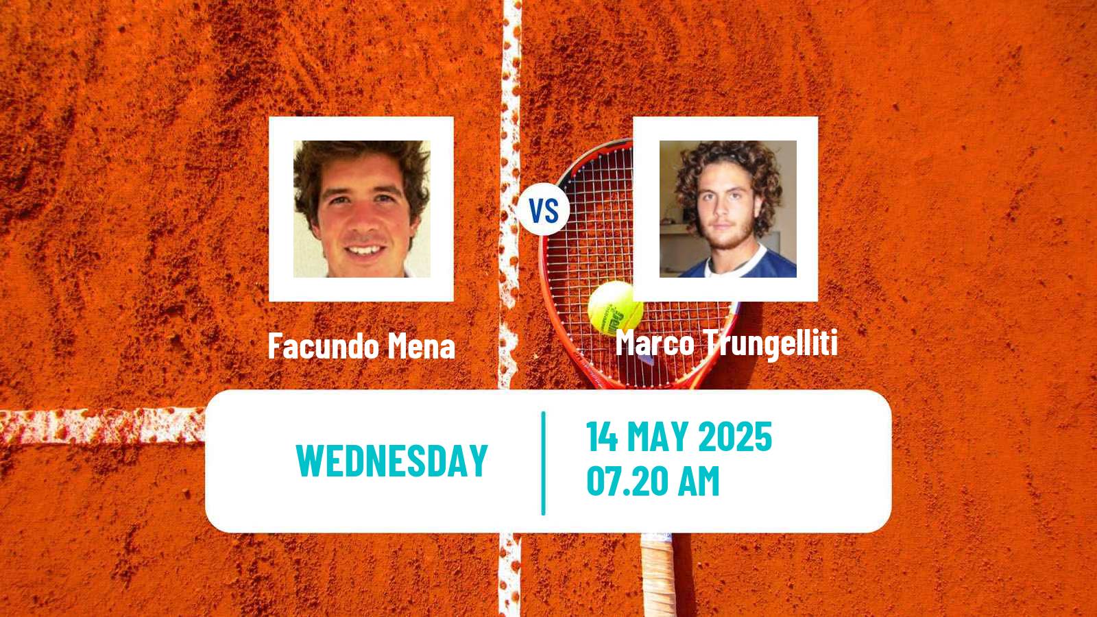 Tennis Zagreb Challenger Men Facundo Mena - Marco Trungelliti