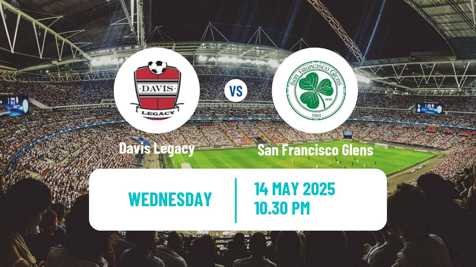Soccer USL League Two Davis Legacy - San Francisco Glens
