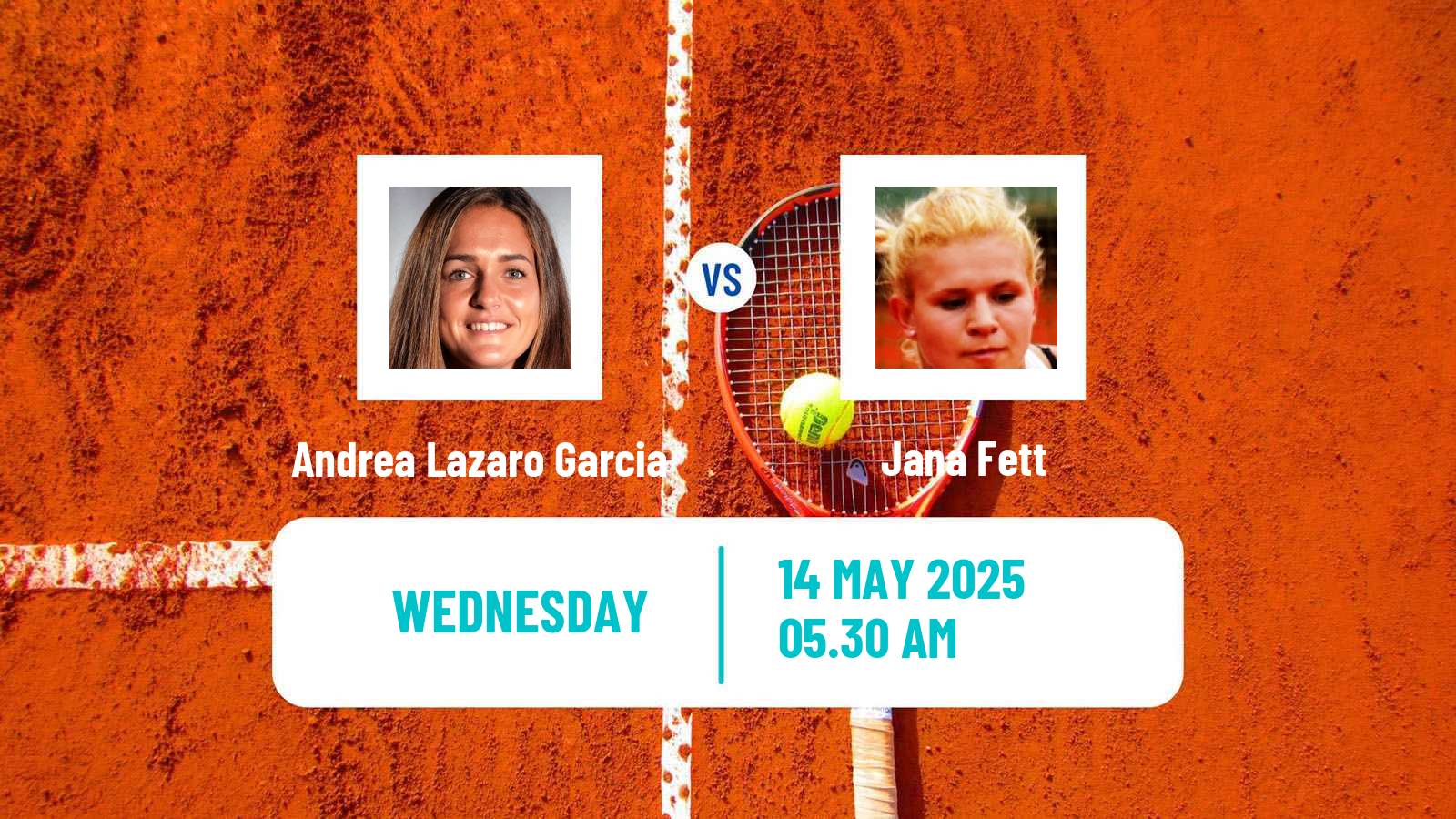 Tennis ITF W75 Zagreb Women Andrea Lazaro Garcia - Jana Fett
