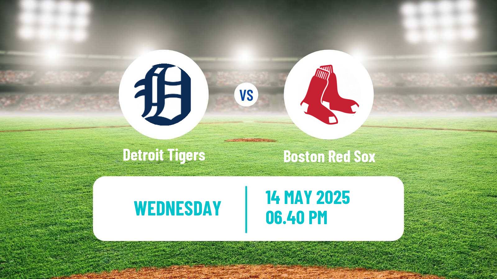 Baseball MLB Detroit Tigers - Boston Red Sox
