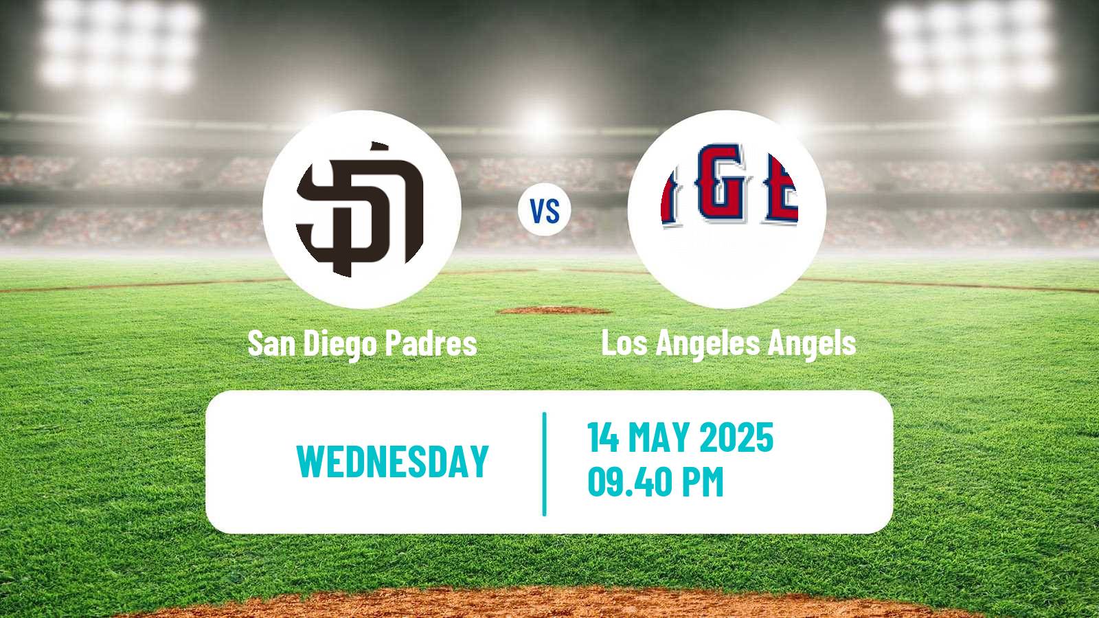 Baseball MLB San Diego Padres - Los Angeles Angels