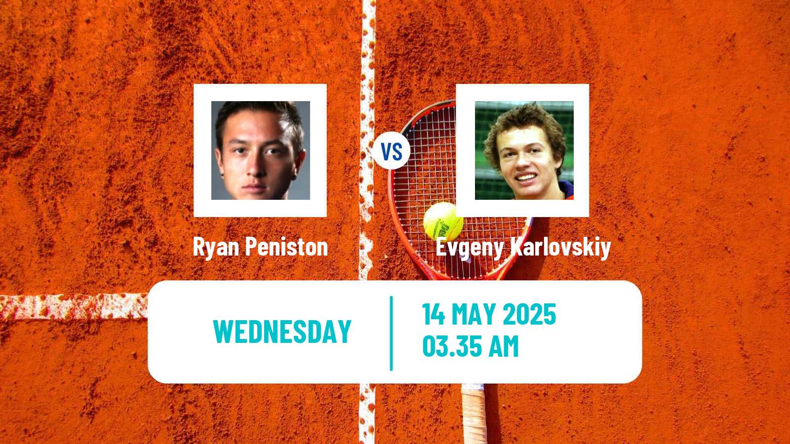 Tennis ITF M25 Tbilisi Men Ryan Peniston - Evgeny Karlovskiy