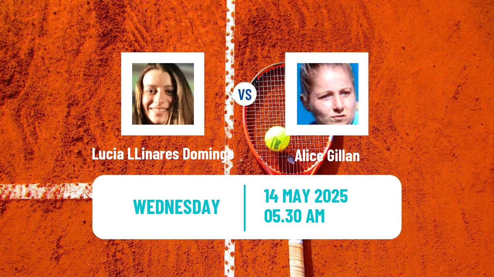 Tennis ITF W15 Monzon Women Lucia LLinares Domingo - Alice Gillan