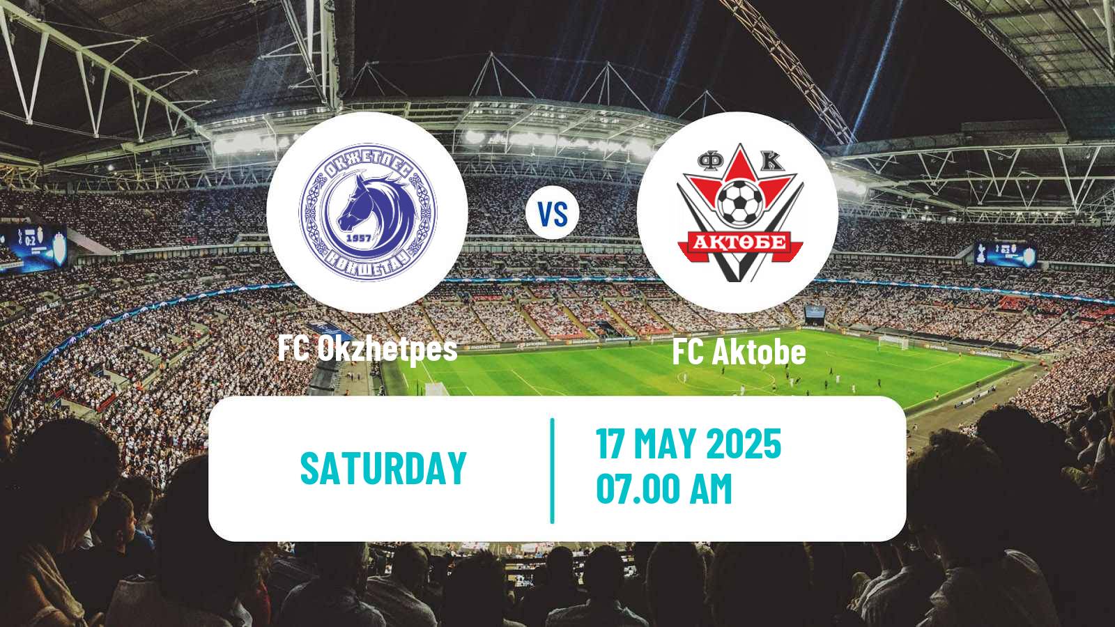 Soccer Kazakh Premier League Okzhetpes - Aktobe