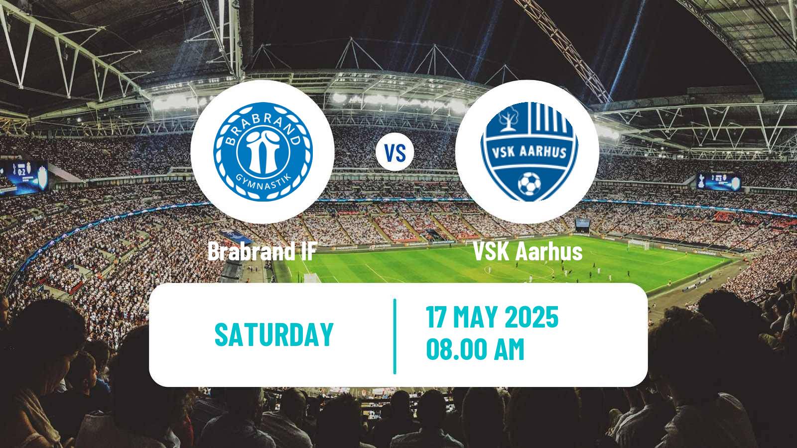 Soccer Danish 3 Division Brabrand - VSK Aarhus