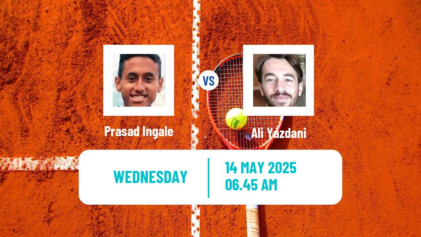 Tennis ITF M15 Tehran 2 Men Prasad Ingale - Ali Yazdani