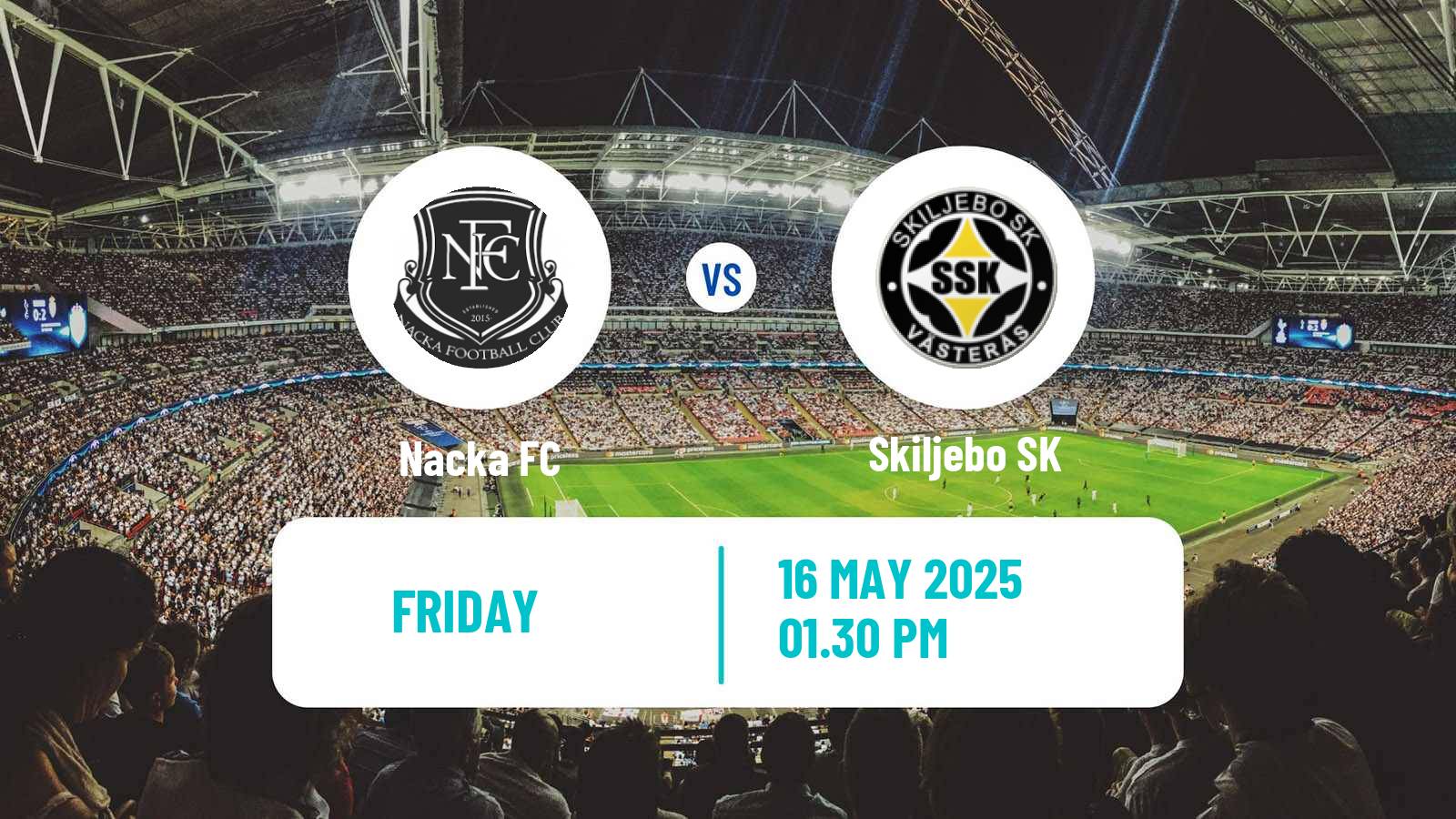 Soccer Swedish Division 2 - Norra Svealand Nacka FC - Skiljebo