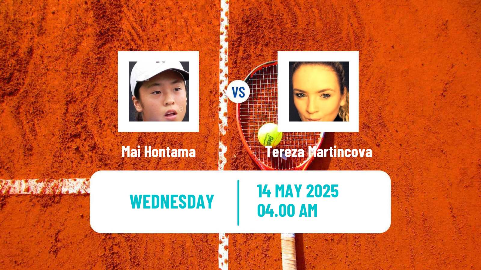 Tennis ITF W75 Trnava 3 Women Mai Hontama - Tereza Martincova