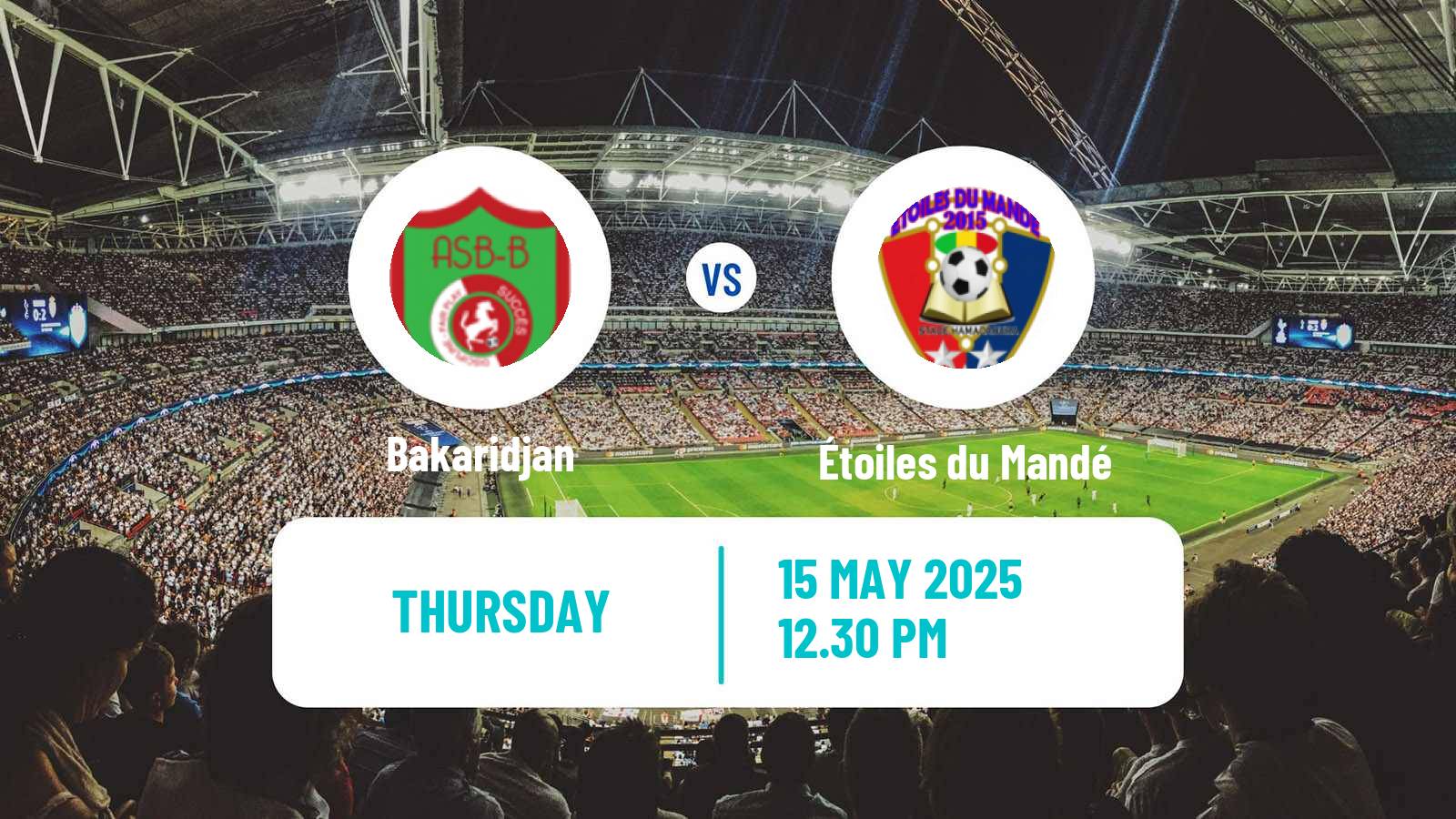 Soccer Malian Première Division Bakaridjan - Étoiles du Mandé