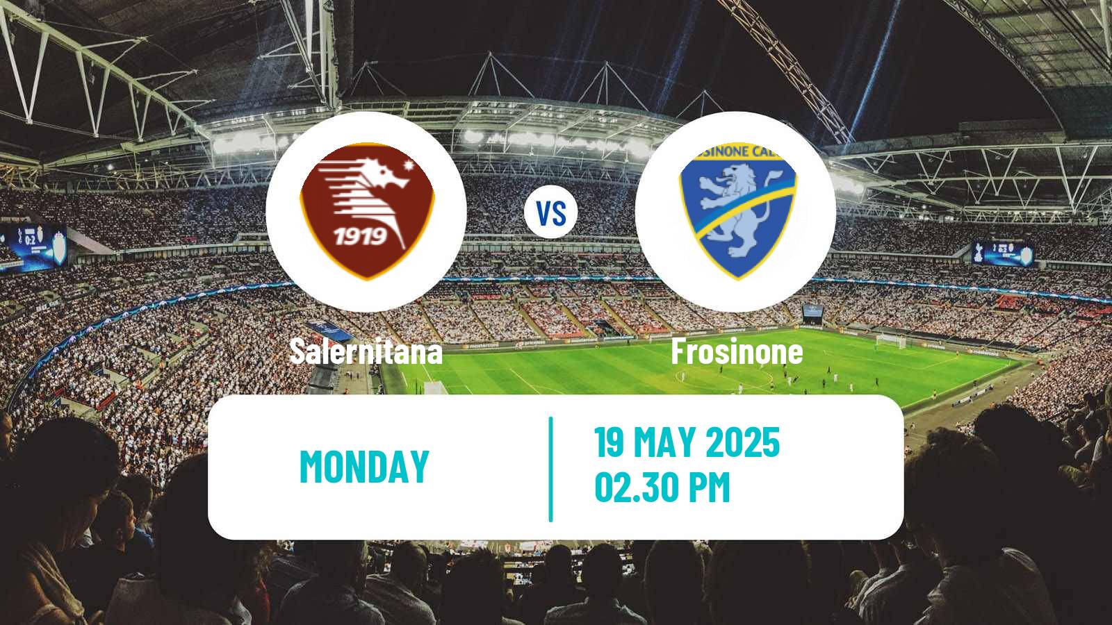 Soccer Italian Serie B Salernitana - Frosinone