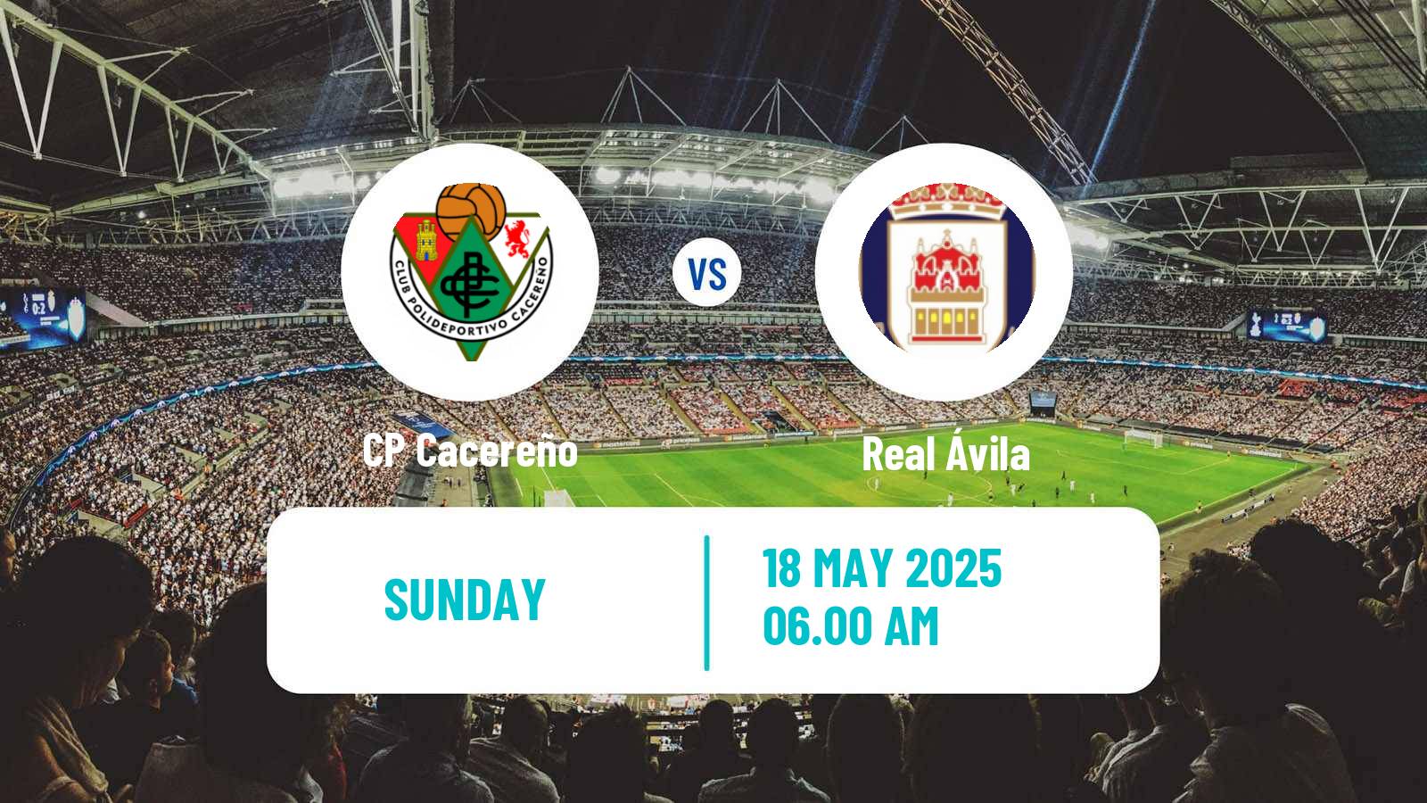 Soccer Spanish Segunda RFEF - Group 1 Cacereño - Real Ávila