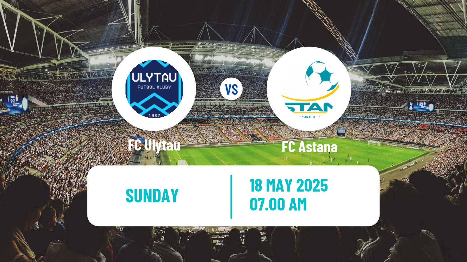 Soccer Kazakh Premier League Ulytau - Astana