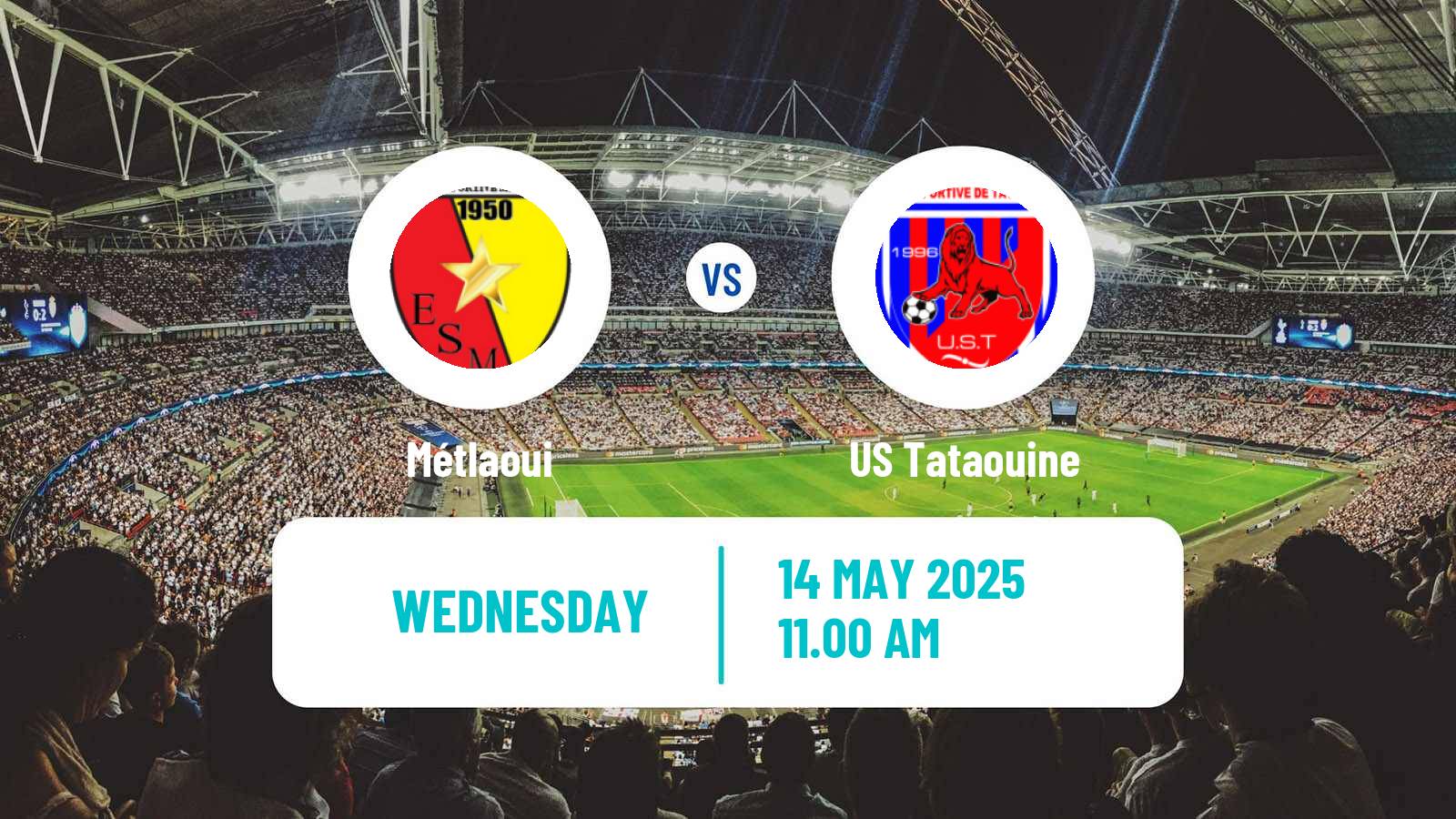 Soccer Tunisian Ligue Professionnelle 1 Métlaoui - Tataouine