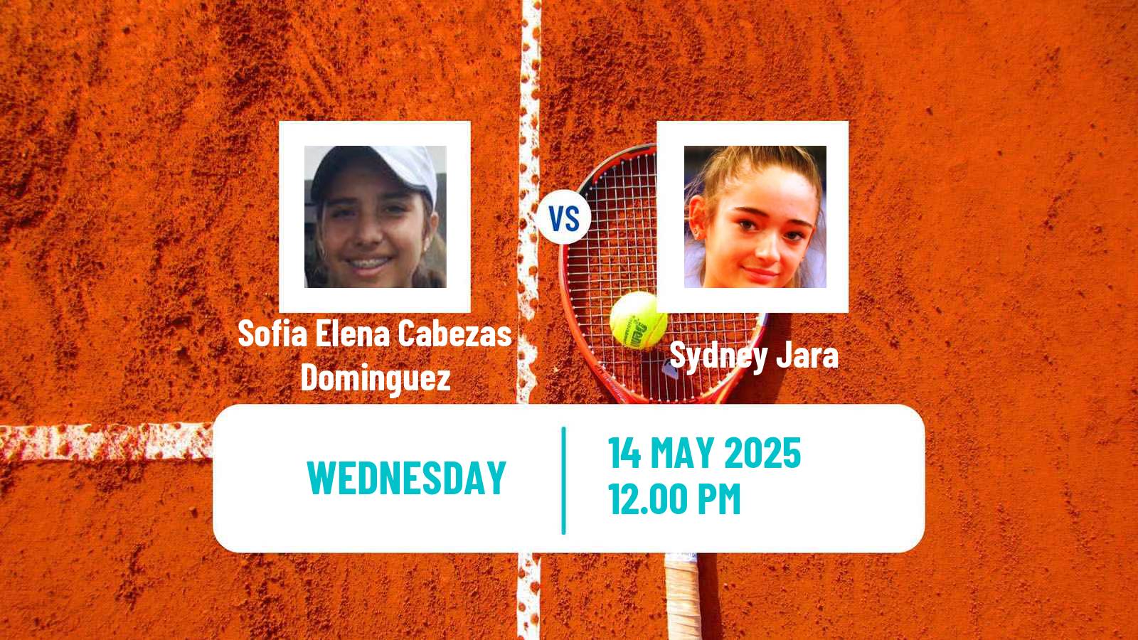 Tennis ITF W15 Orlando Fl Women Sofia Elena Cabezas Dominguez - Sydney Jara