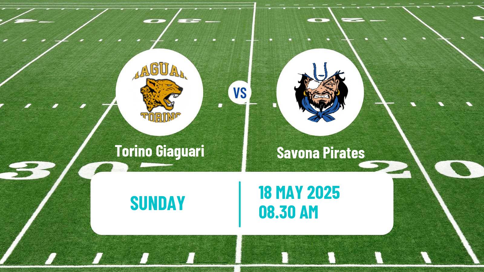 American football Italian IFL Torino Giaguari - Savona Pirates