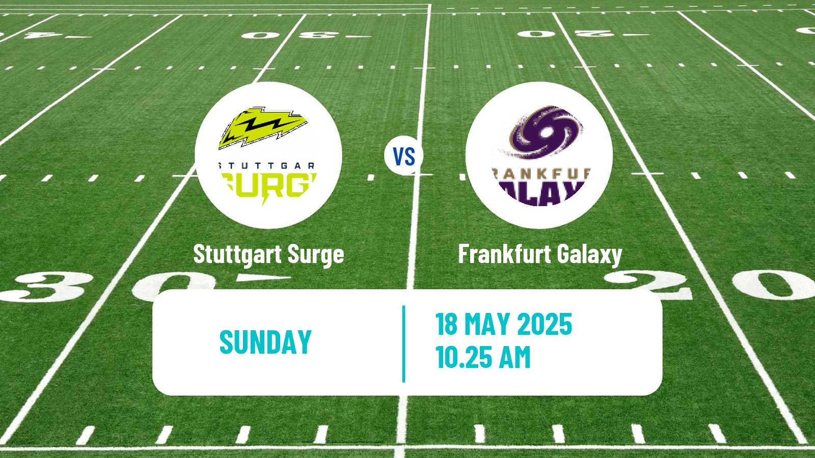 American football European League of American Football Stuttgart Surge - Frankfurt Galaxy