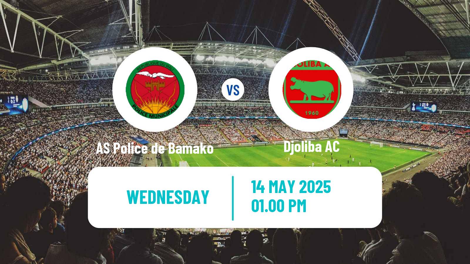 Soccer Malian Première Division AS Police de Bamako - Djoliba